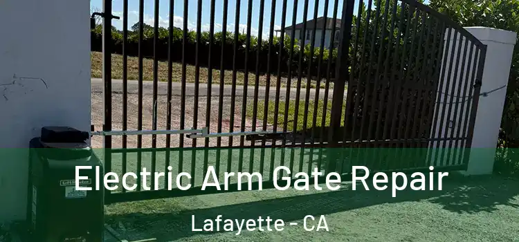 Electric Arm Gate Repair Lafayette - CA
