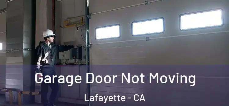 Garage Door Not Moving Lafayette - CA