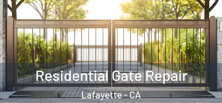 Residential Gate Repair Lafayette - CA